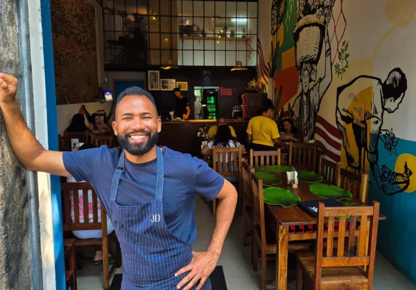 La imagen muestra al chef Joao Diamante, protagonista del reportaje.