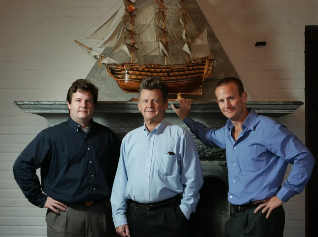 La imagen muestra a los Odfjell, armadores de barcos noruegos y propietarios de la bodega del mismo nombre.
