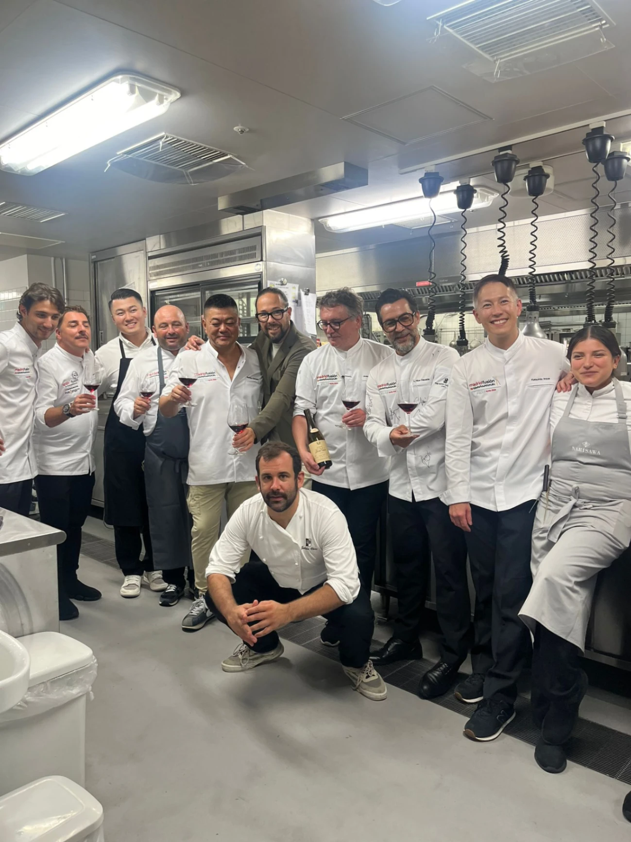 Fernando Mora, junto a chefs como Quique Dacosta, Andoni Luis Adúriz o los hermanos Roca en el evento Spain Fusion de Tokio