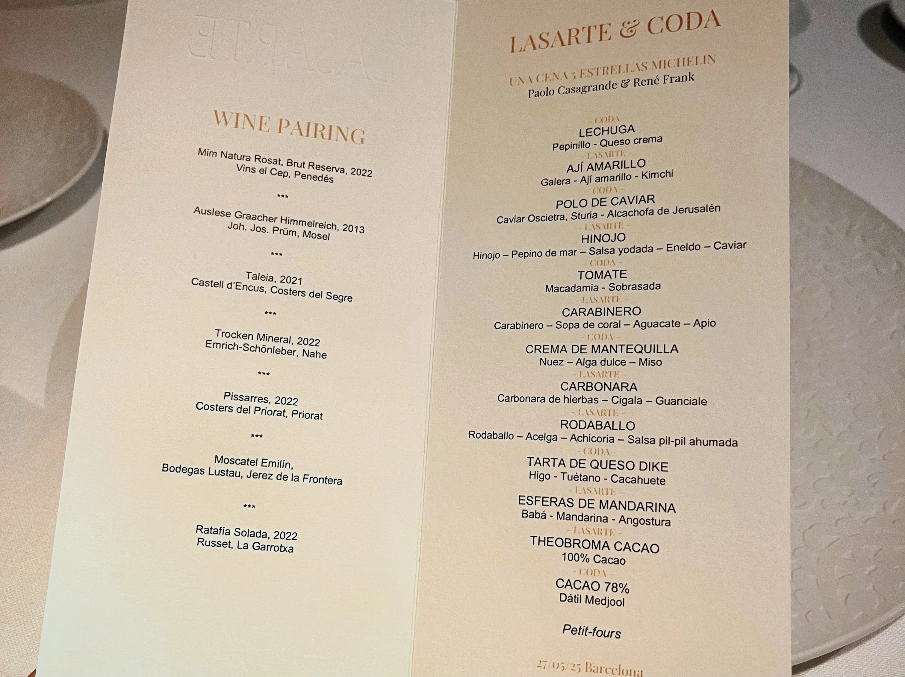 Coda, un restaurante no binario fuera de contexto en Barcelona