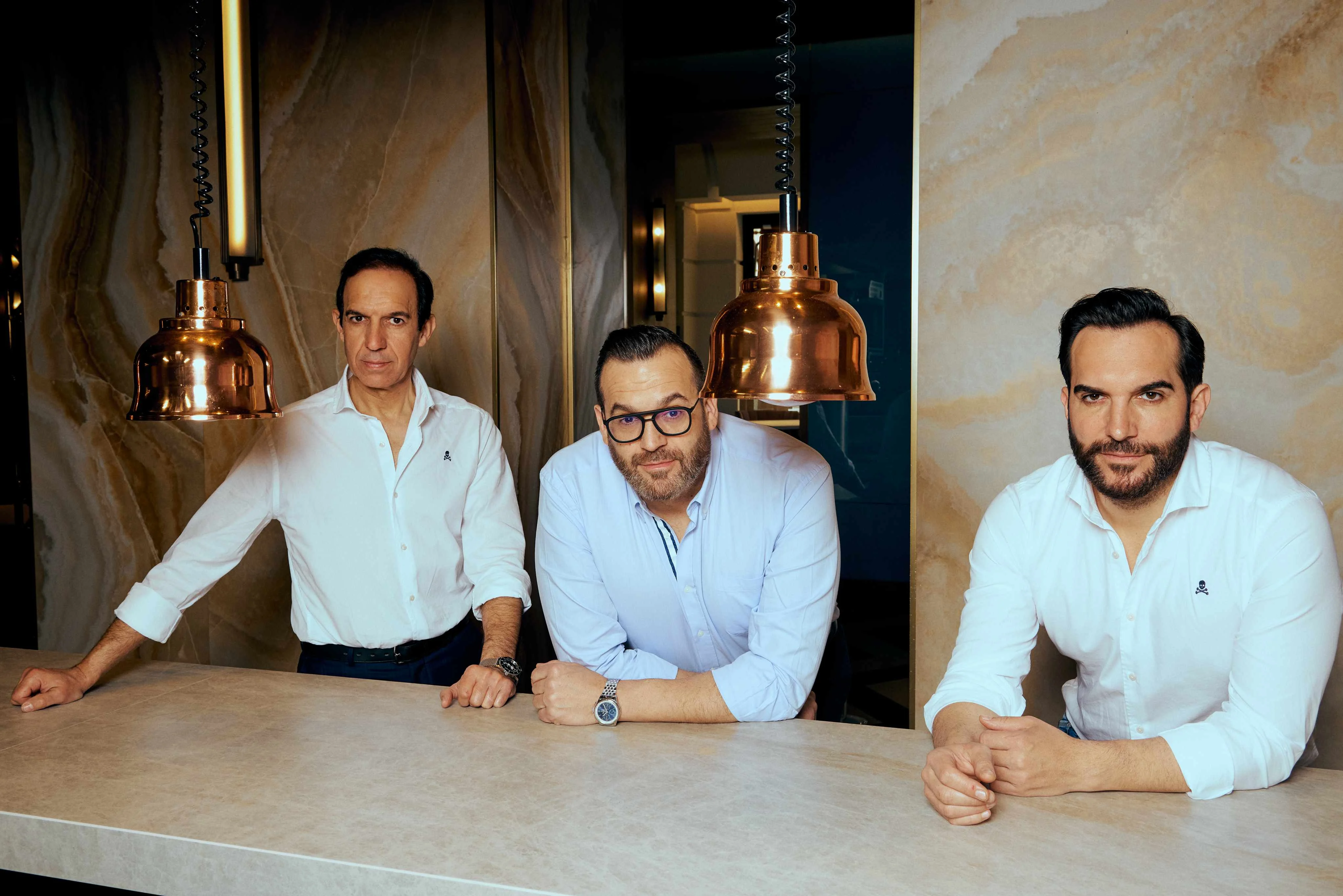Rafael, Juan Diego y Mario Sandoval