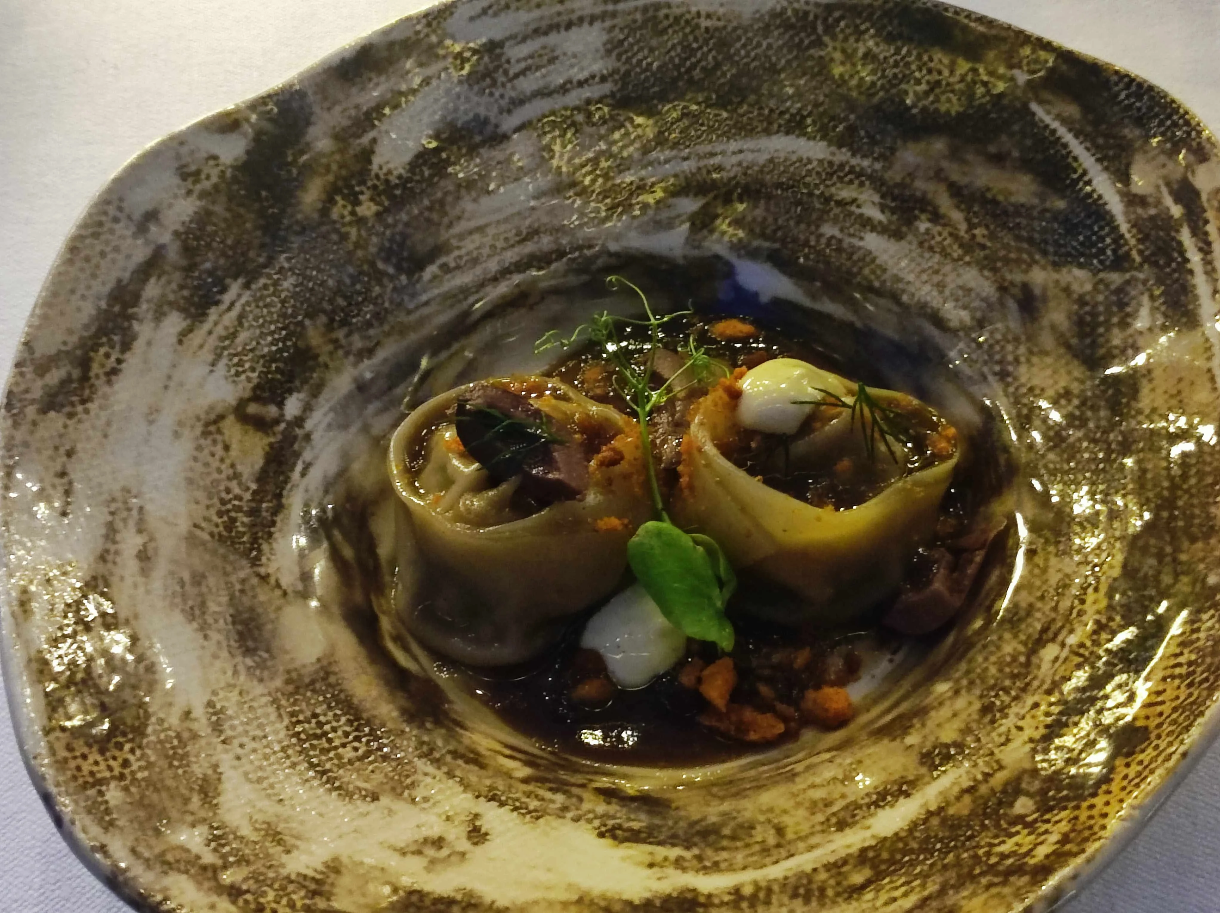 Ravioli de calamares de U Vicenç