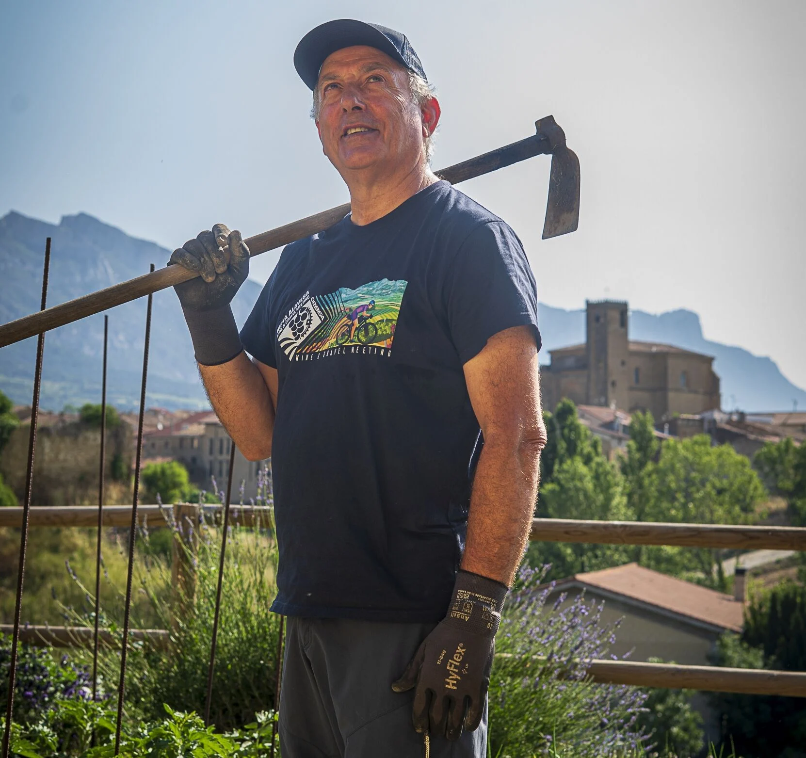 Juan Luis Cañas «A mí me relaja el esfuerzo físico y trabajar en la huerta» 0