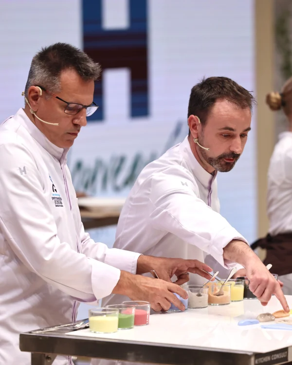 Disfrutar, chefs en un showcooking
