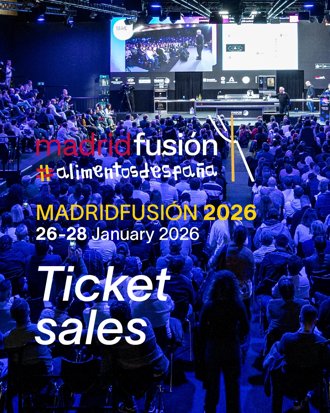 Ya se pueden comprar la entradas para Madrid Fusión 2026