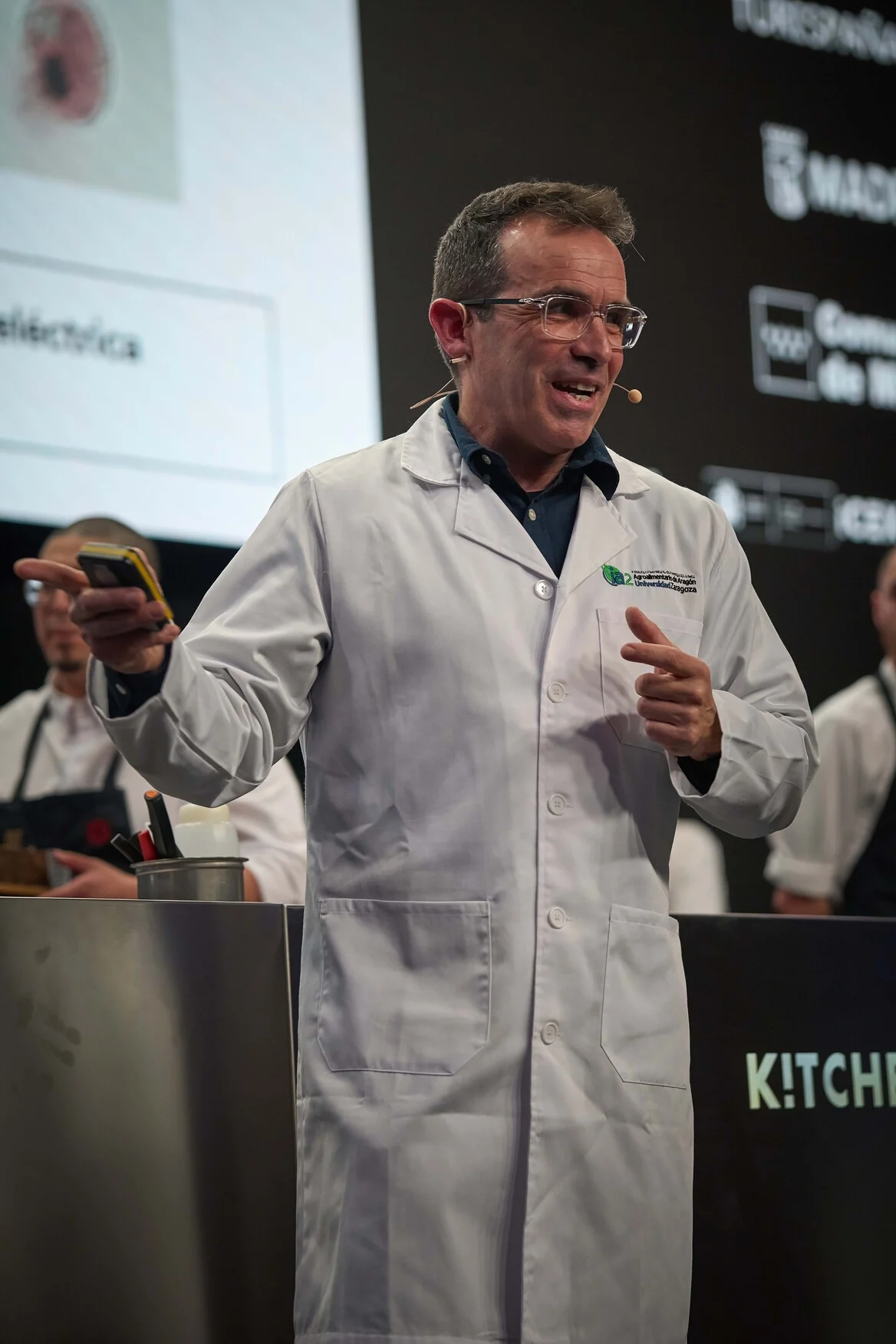 El investigador Ignacio Álvarez durante su intervención en Madrid Fusión.