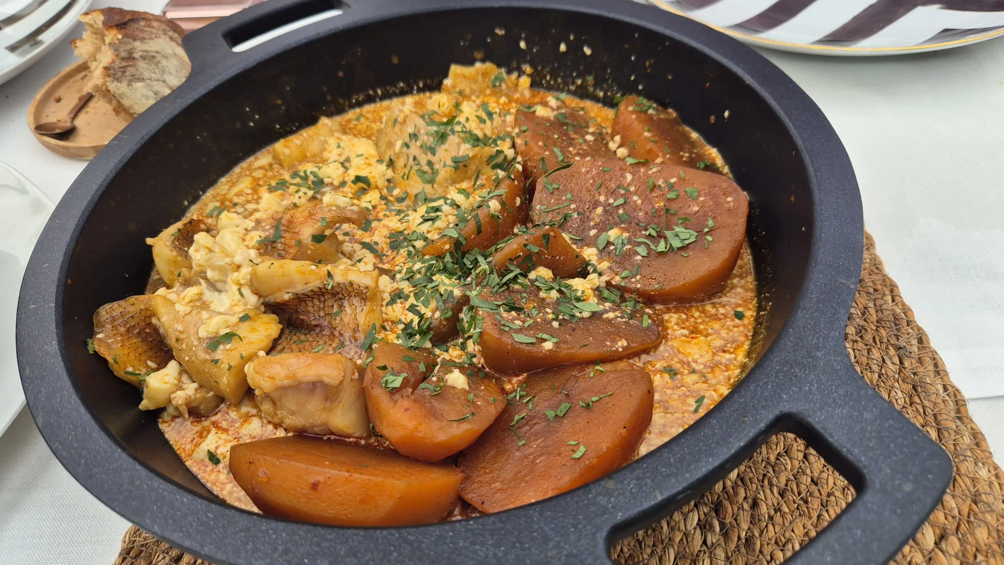 Caldero de lechola de Diego René en Beluga