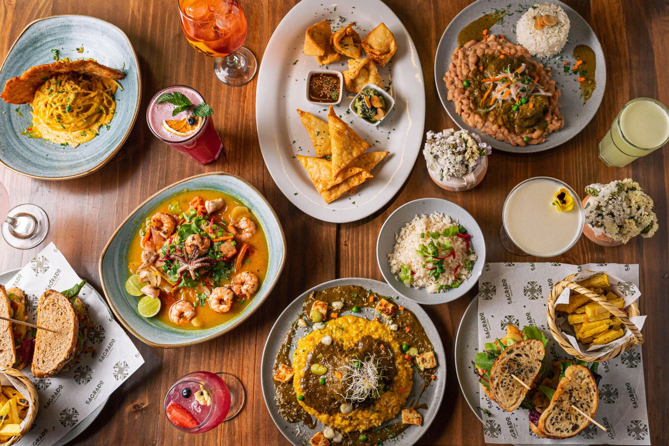 Especialidades cusqueñas en el restaurante Sagrado