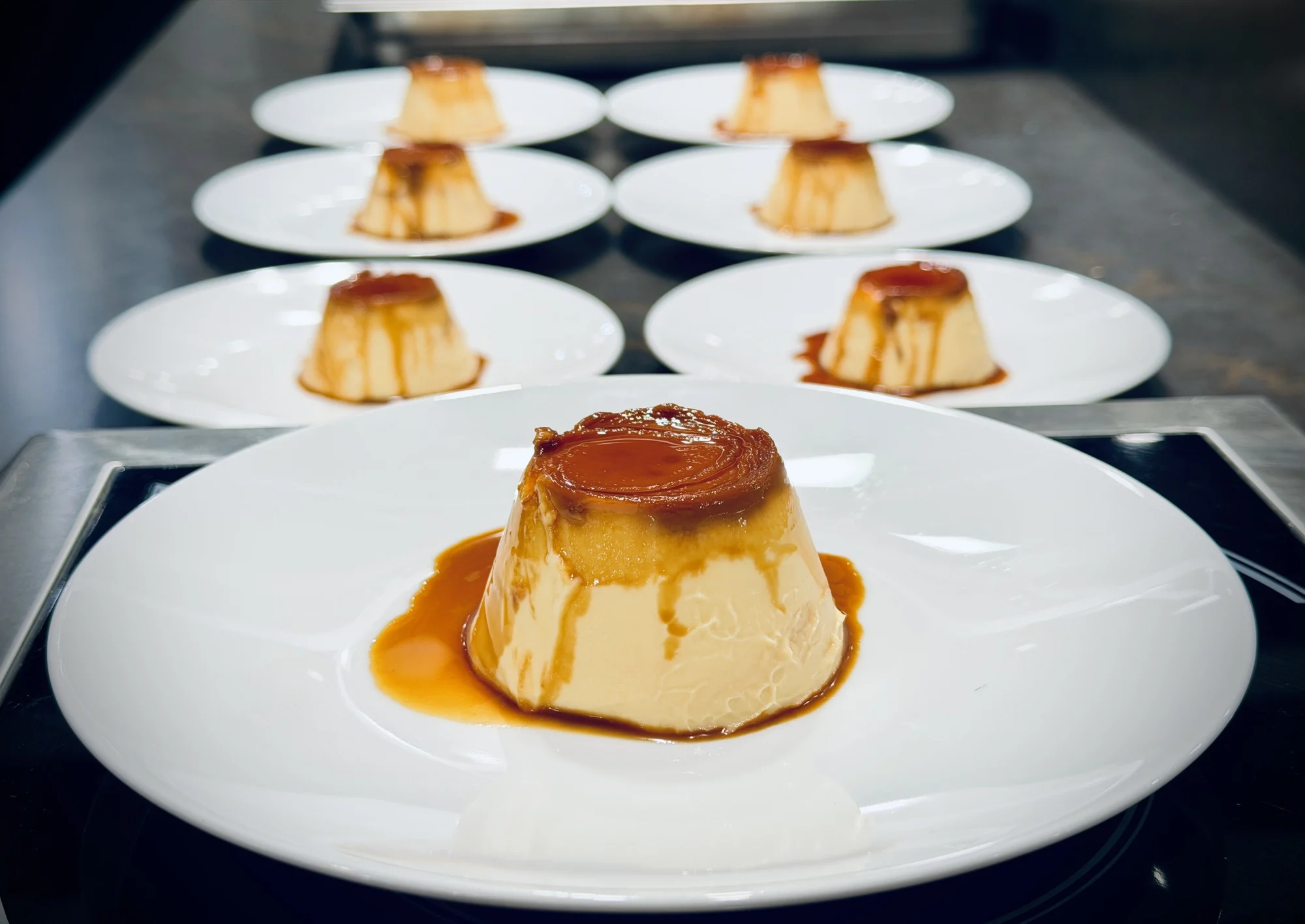 Flan ganador en Madrid Fusión.