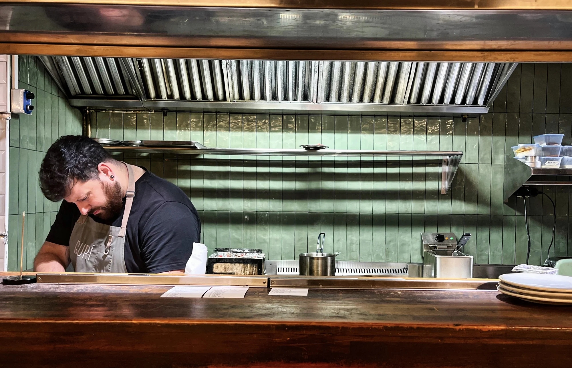 Nicolás Zas, en el pase de Gurí