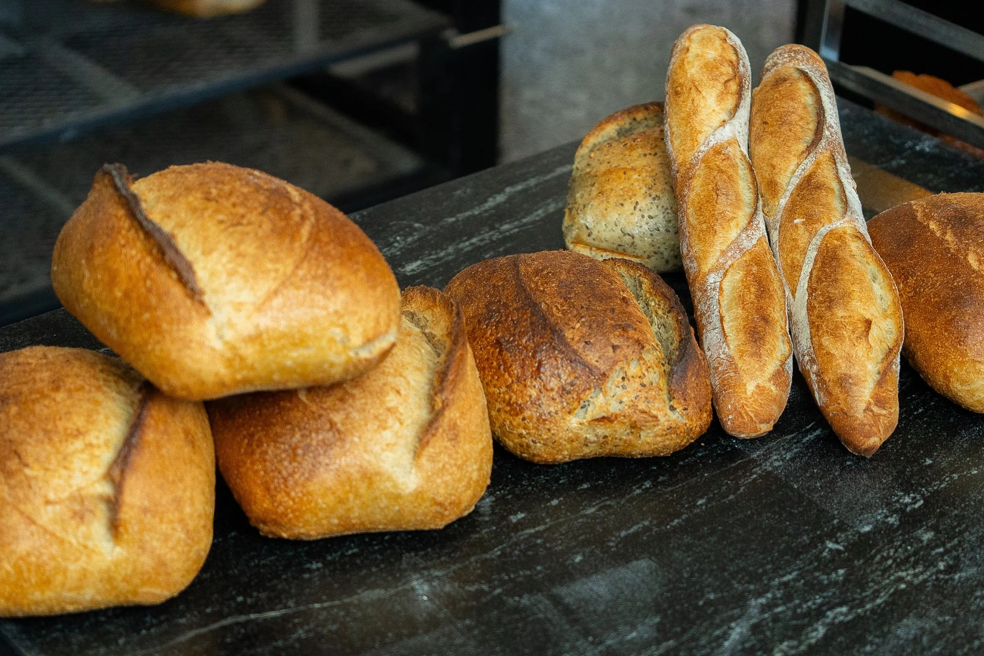 Surtido de panes de Corasán