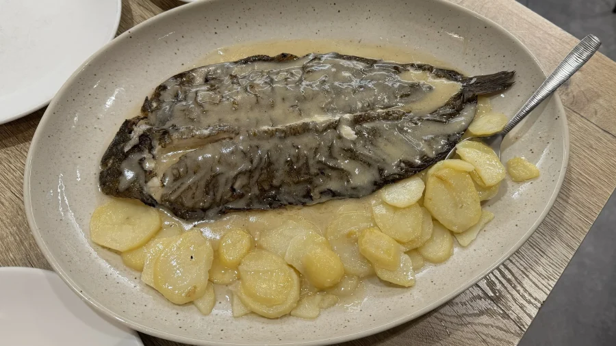 Lenguado a la parrilla de Casa Urola
