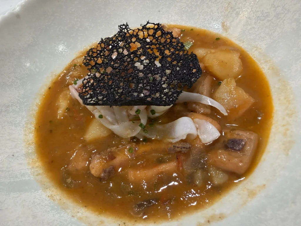 Marmitako de calamar de Casa Urola