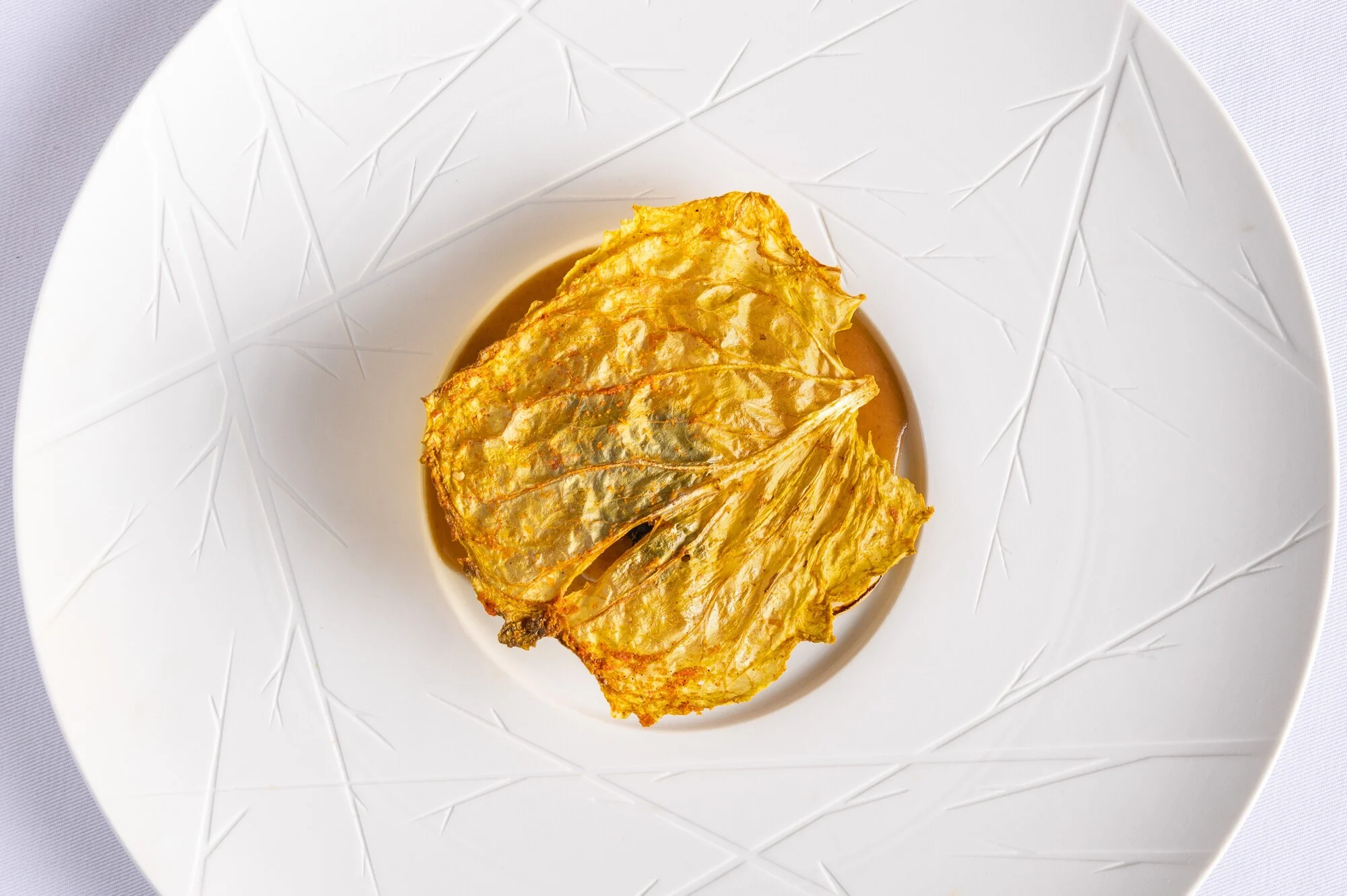 Pescado con mantequilla de soja.