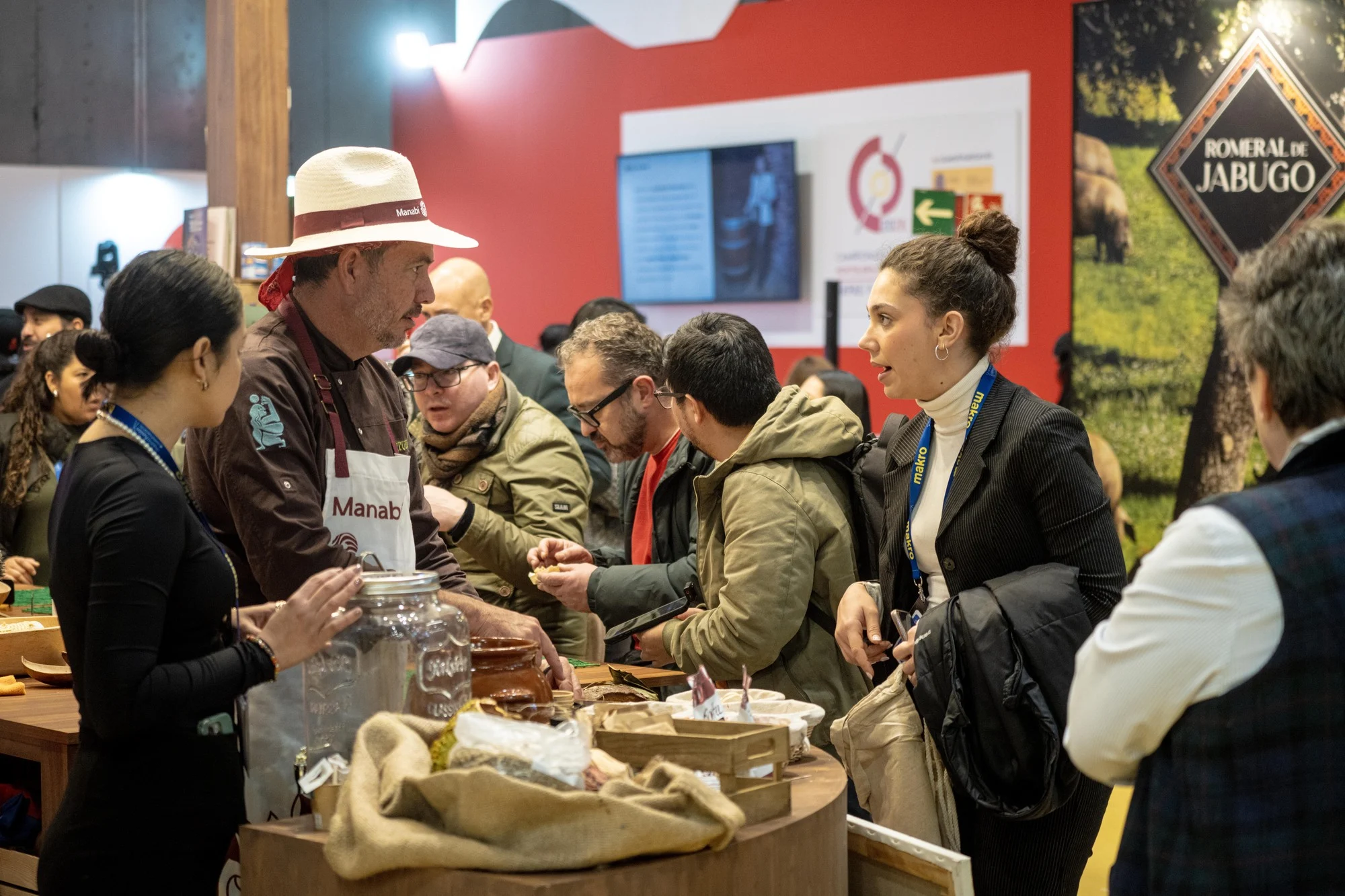 Ambiente en el stand de Guayas y Manabí en Madrid Fusión 2026
