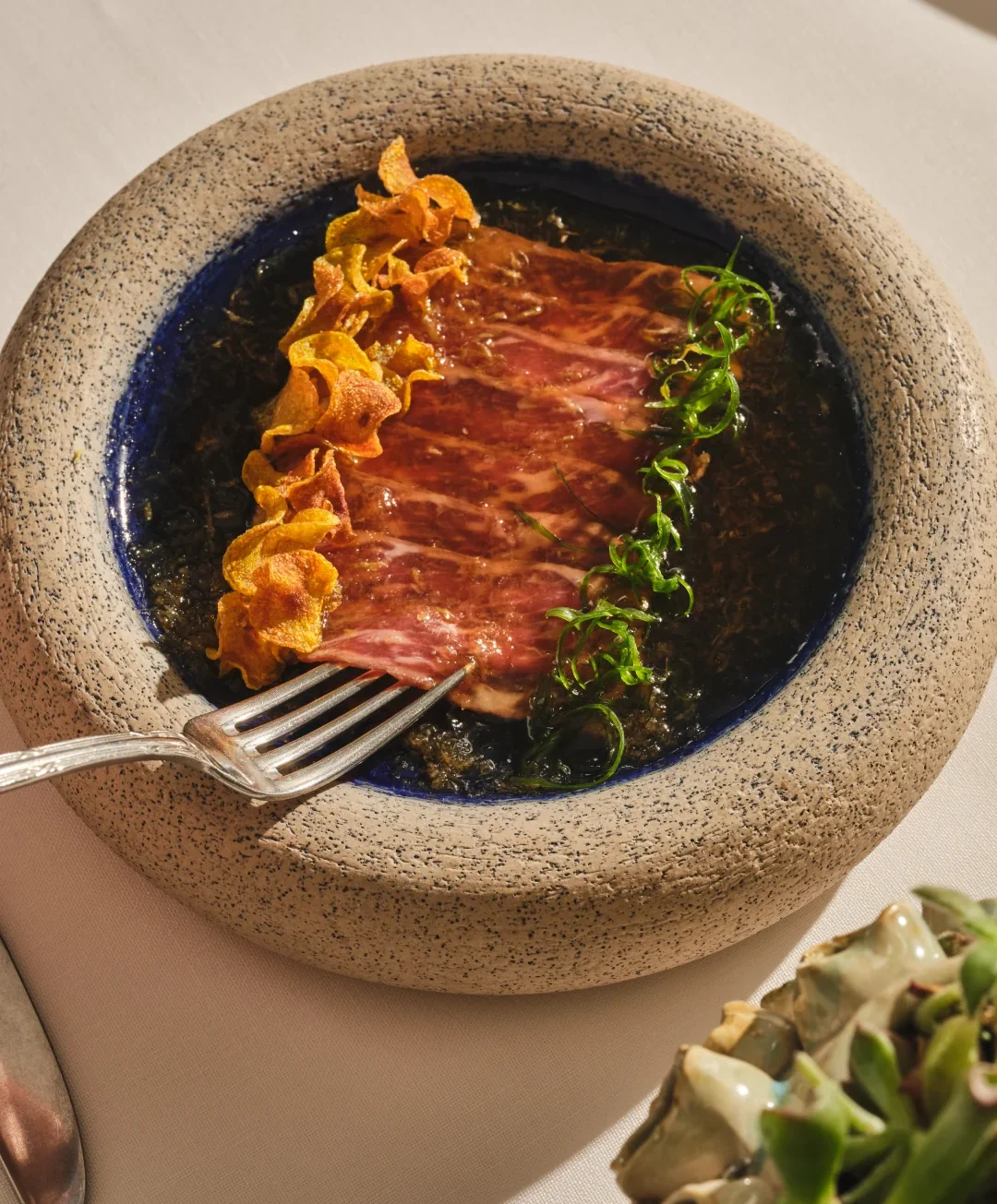 Foto del tataki de angus de Tragaluz