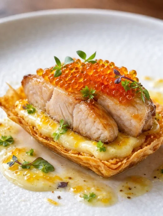 Esturión a contracorriente en La Doris