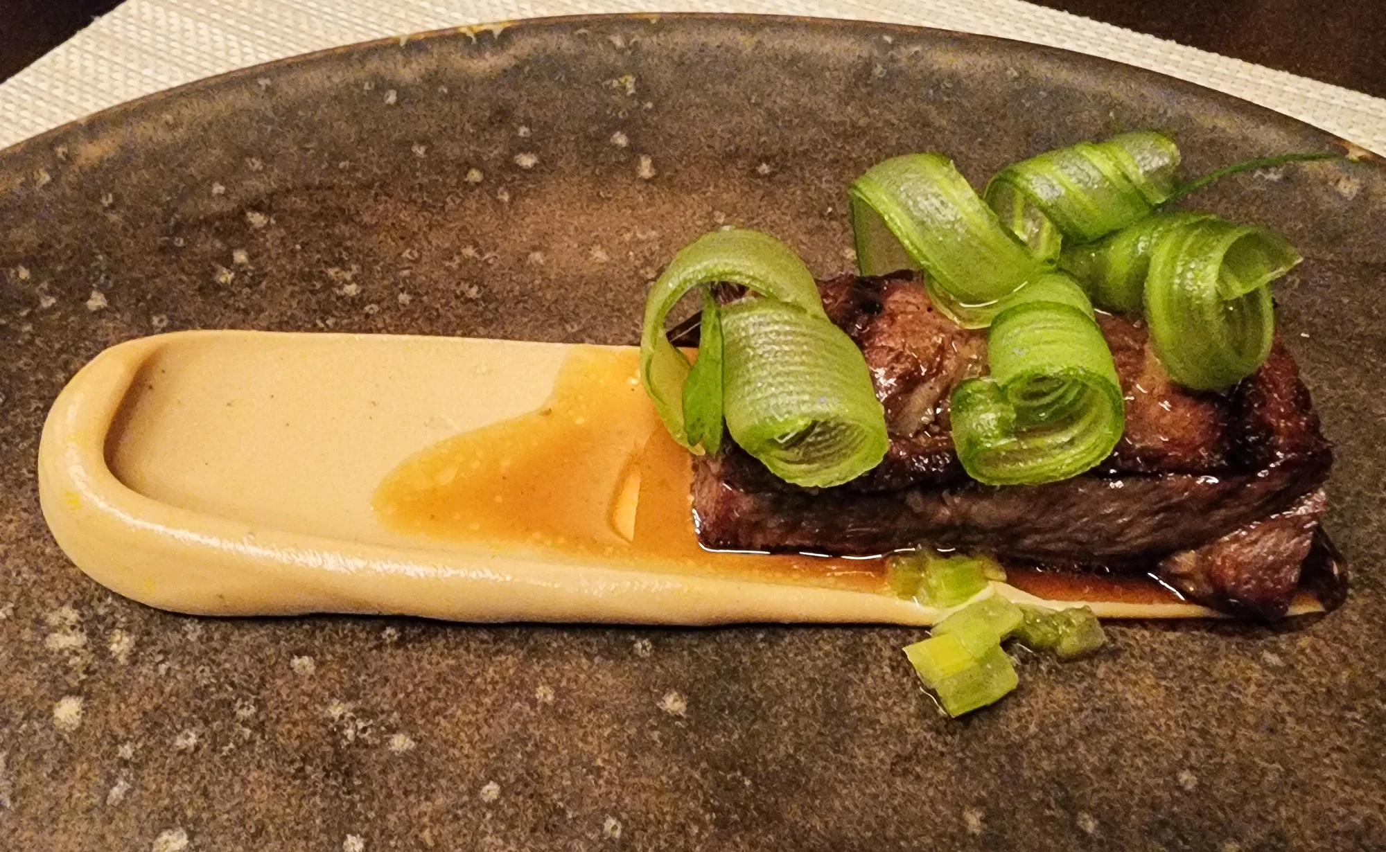 Costilla con castaña