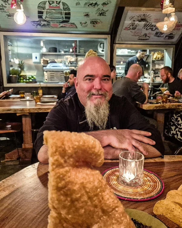 El chef Joan Bagur, en el restaurante Oaxaca
