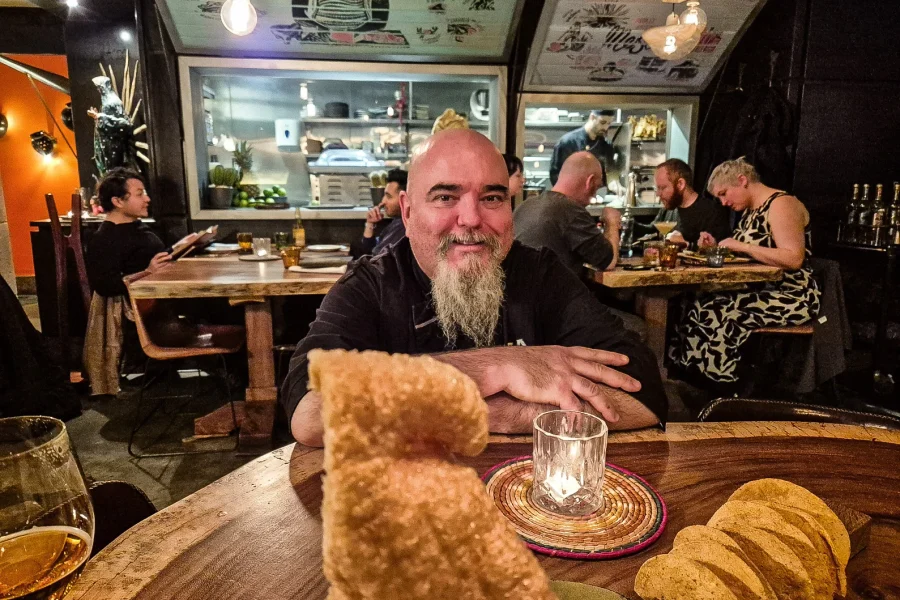 El chef Joan Bagur, en el restaurante Oaxaca