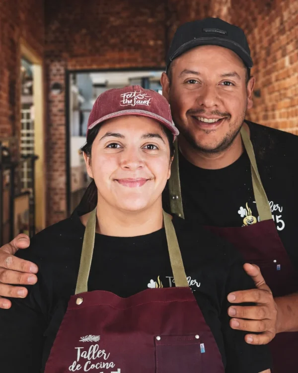 Maira y Joaquín, creadores de Taller 9215