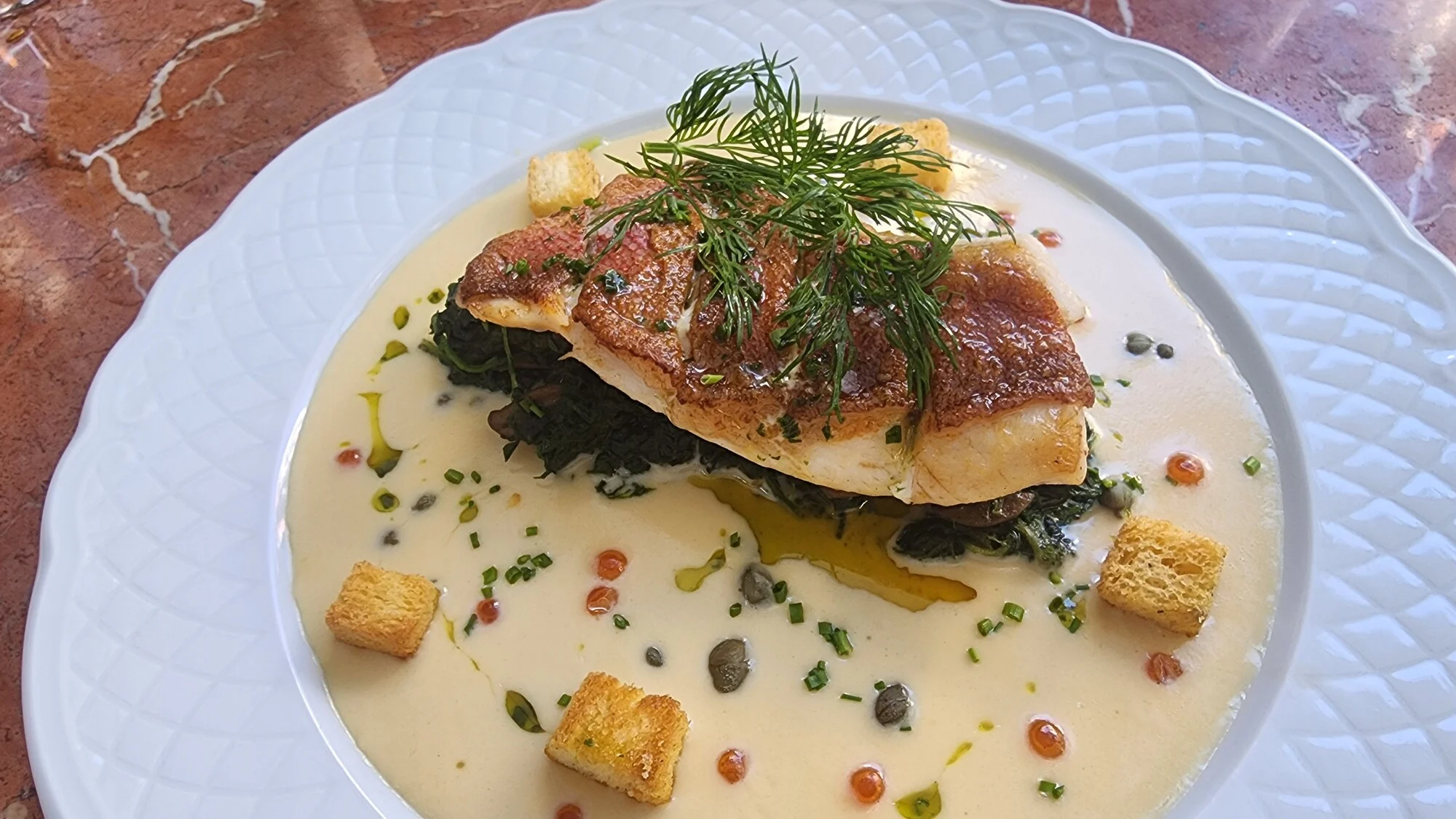 Olho de cao beurre blanc