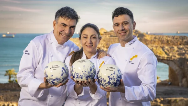 Ramón Freixa, Lucía Freitas y Álvaro Salazar