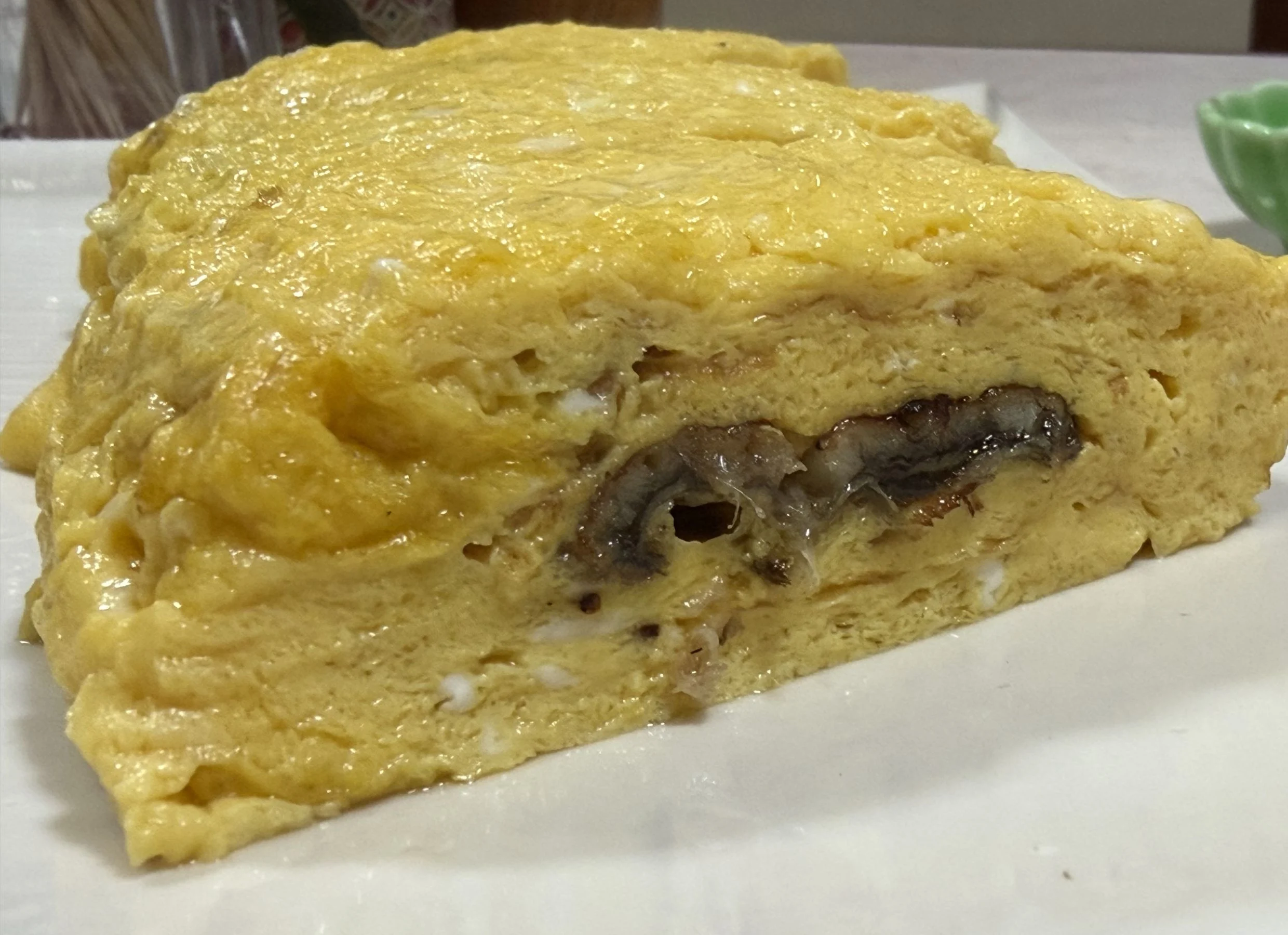 Umaki, tortilla japonesa, rellena de anguila