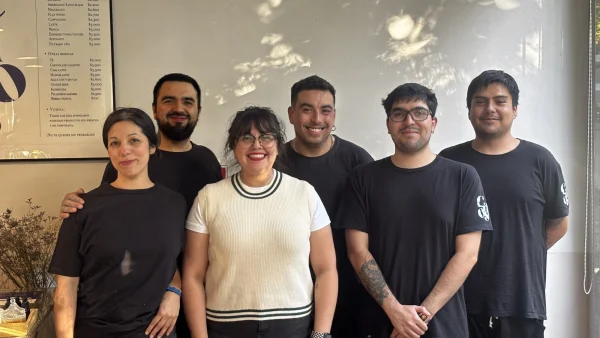 Gabriella Lavin, Simon Delgado, Javiera Conejeros, Jose Parada, Carlos Lopez y Javier Godoy