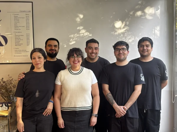 Gabriella Lavin, Simon Delgado, Javiera Conejeros, Jose Parada, Carlos Lopez y Javier Godoy