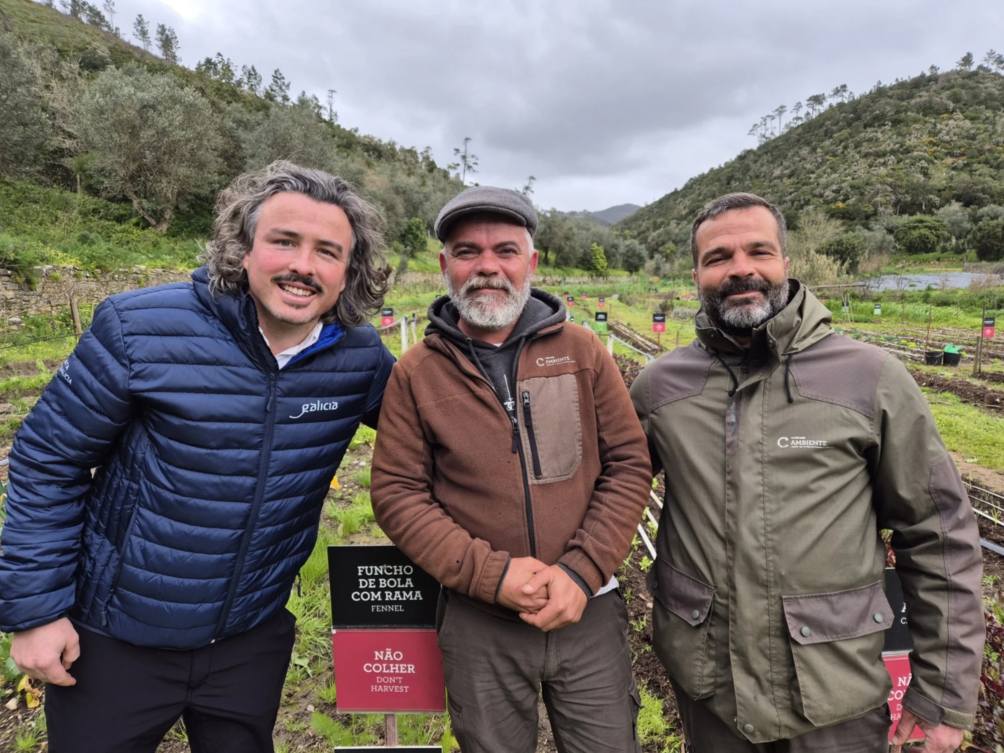 Gil Fernandes, Fortaleza de Guincho, con sus agricultores