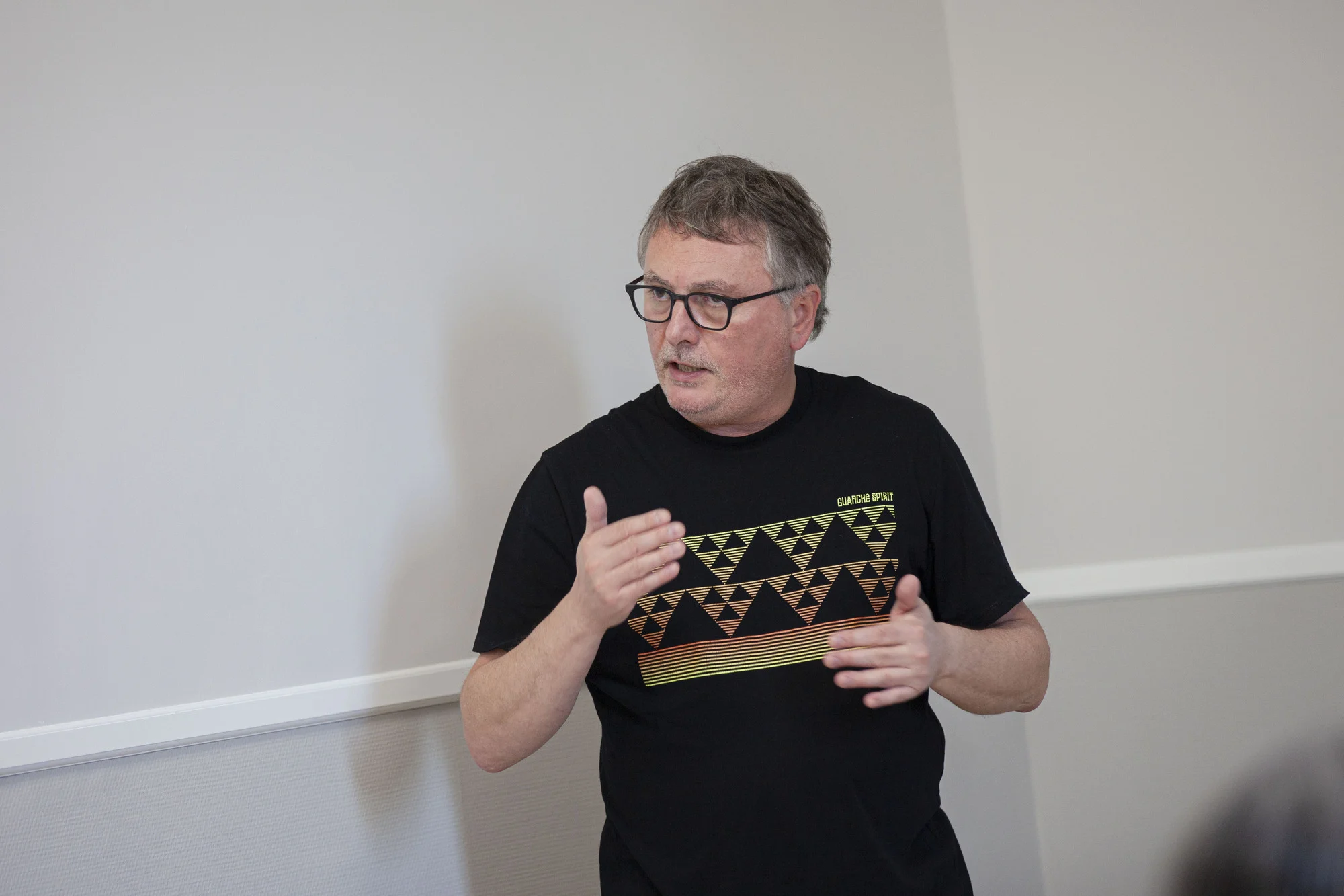 MACC Andoni en un momento de las clases