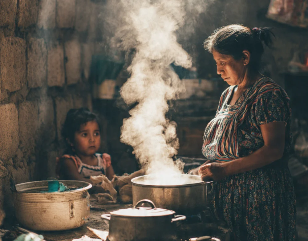 Cocinera tradicional mexicana