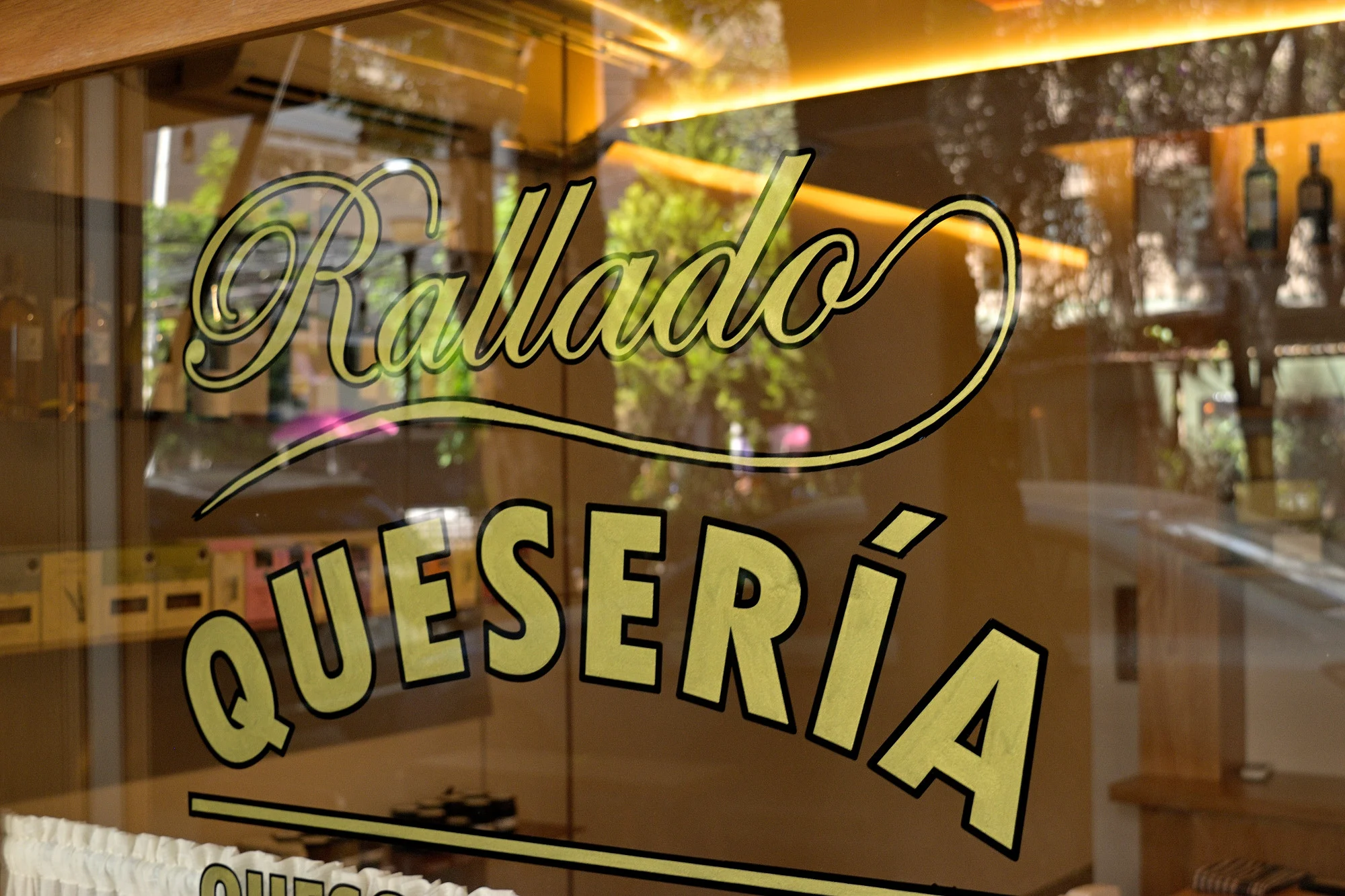 Quesería Rallado, escaparate