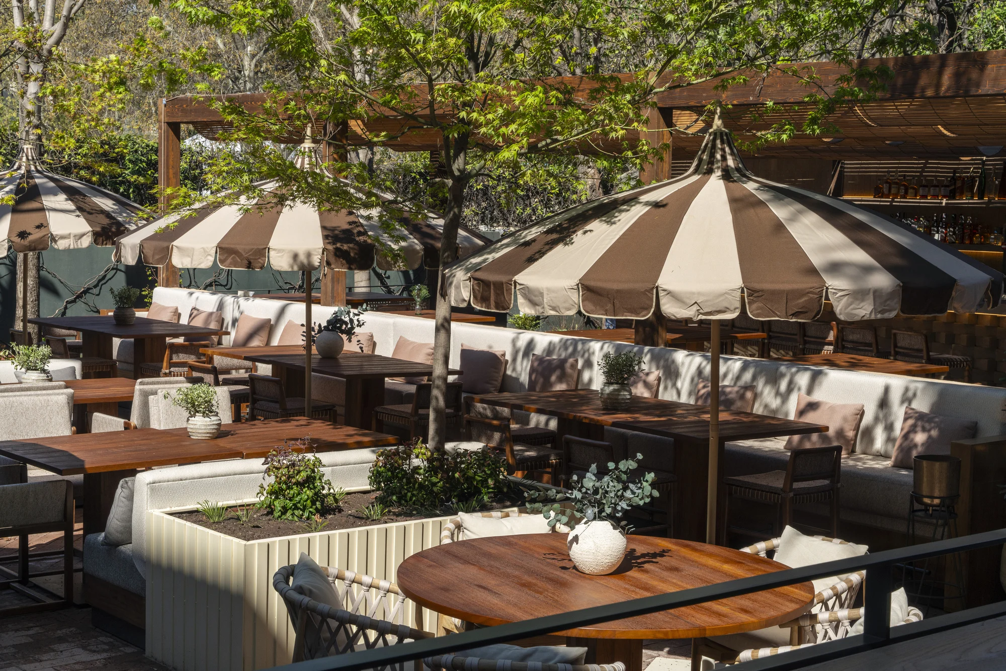 El Campero Madrid, terraza.