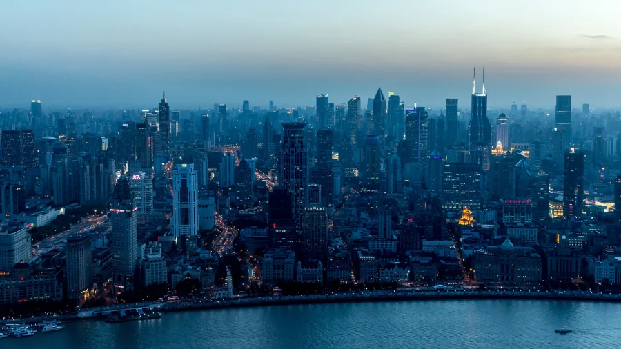 Vista de Shanghai, Franck Michel vía Flickr.