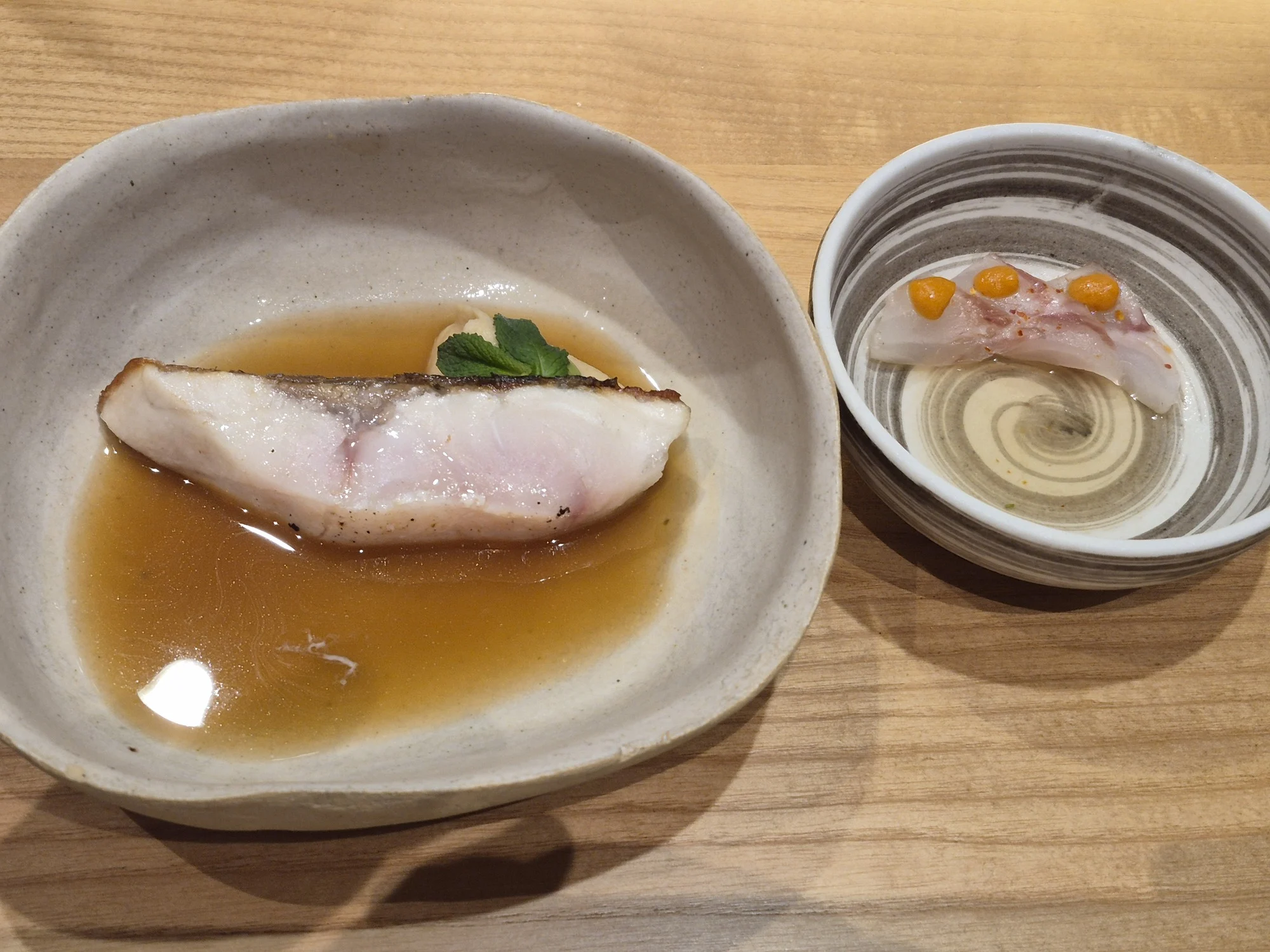 Tetsu. Lubina-cocido madrileño