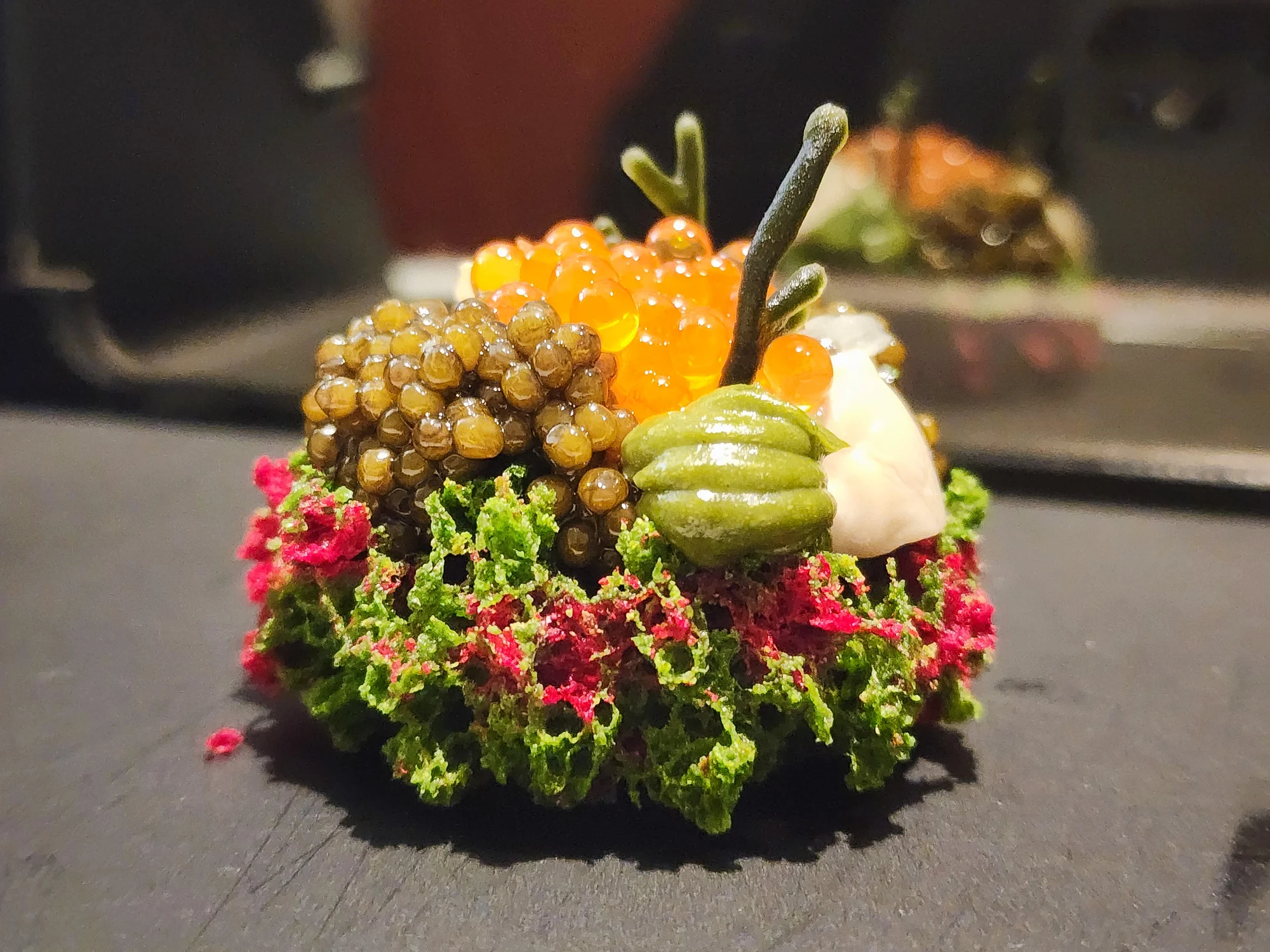 Disfrutar 2026. Amaranto suflado