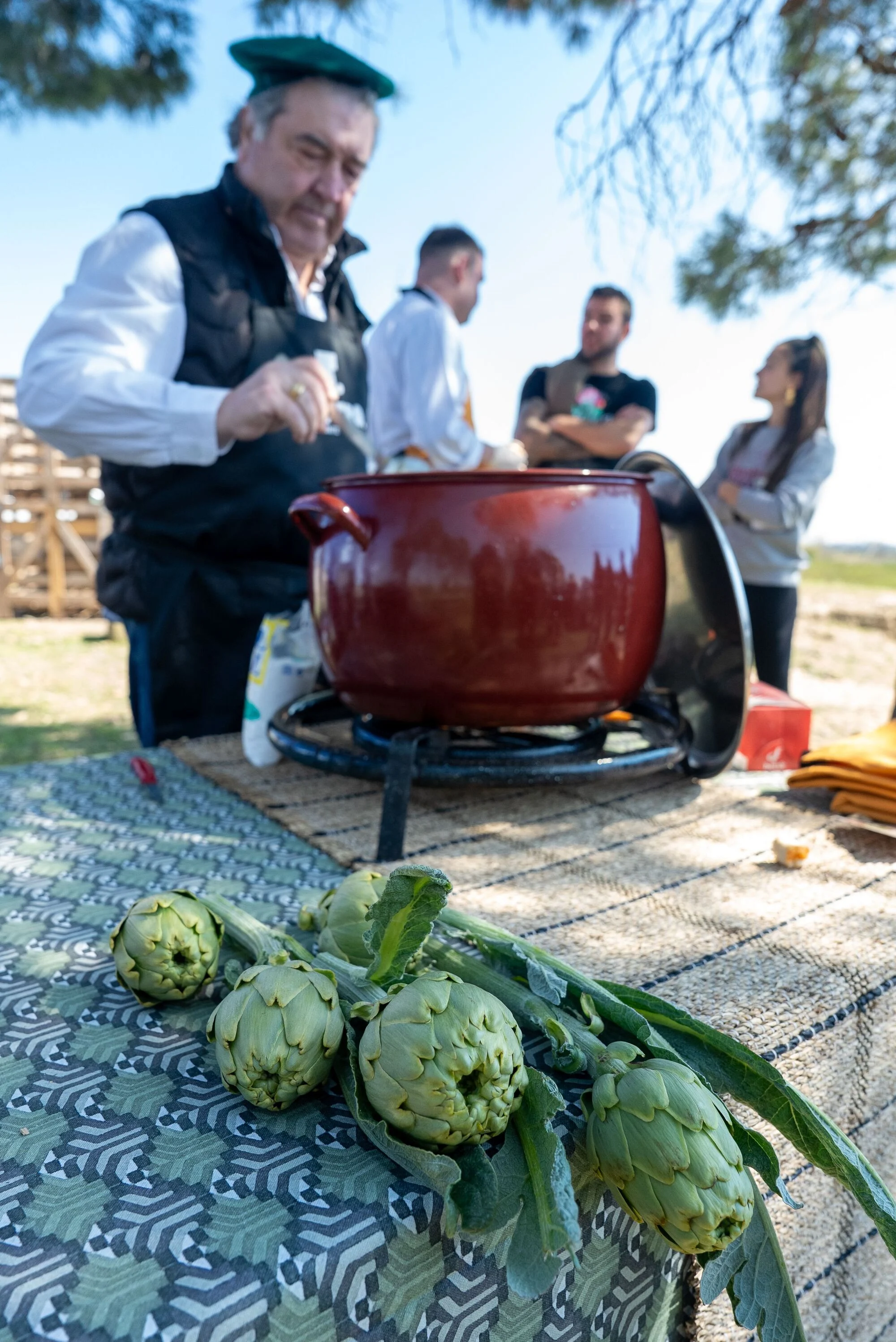 Cocinando alcachofa de Tudela