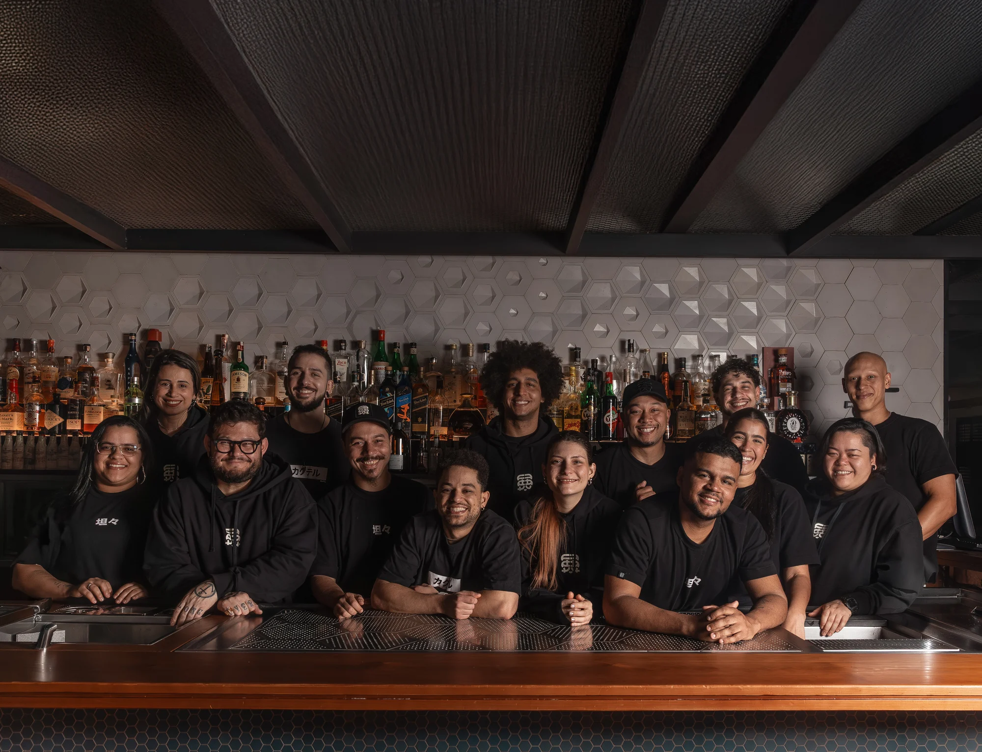 El equipo de Tam Tam, Sao Paulo.