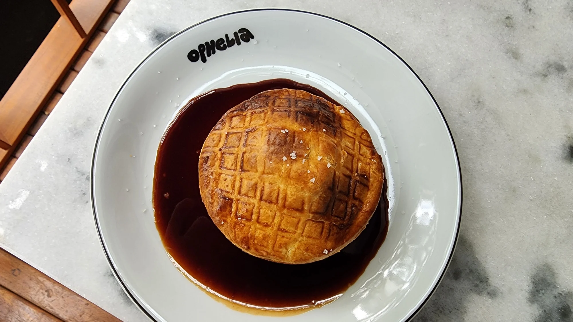 Empanada de pollo con foie gras