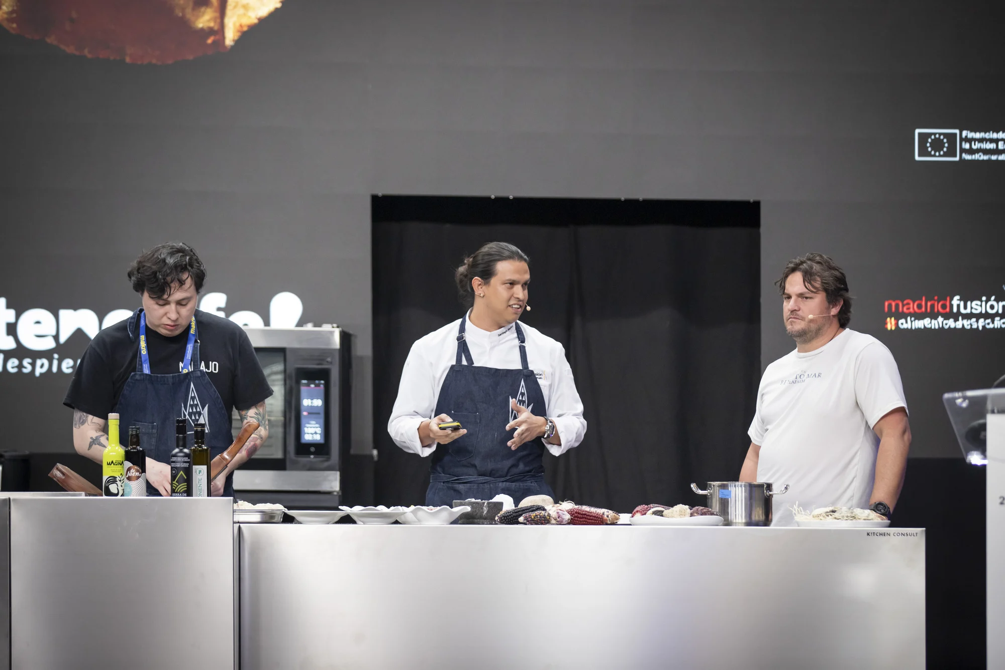 Santiago Muñoz (Maizajo) en el escenario de Madrid Fusión 2026.