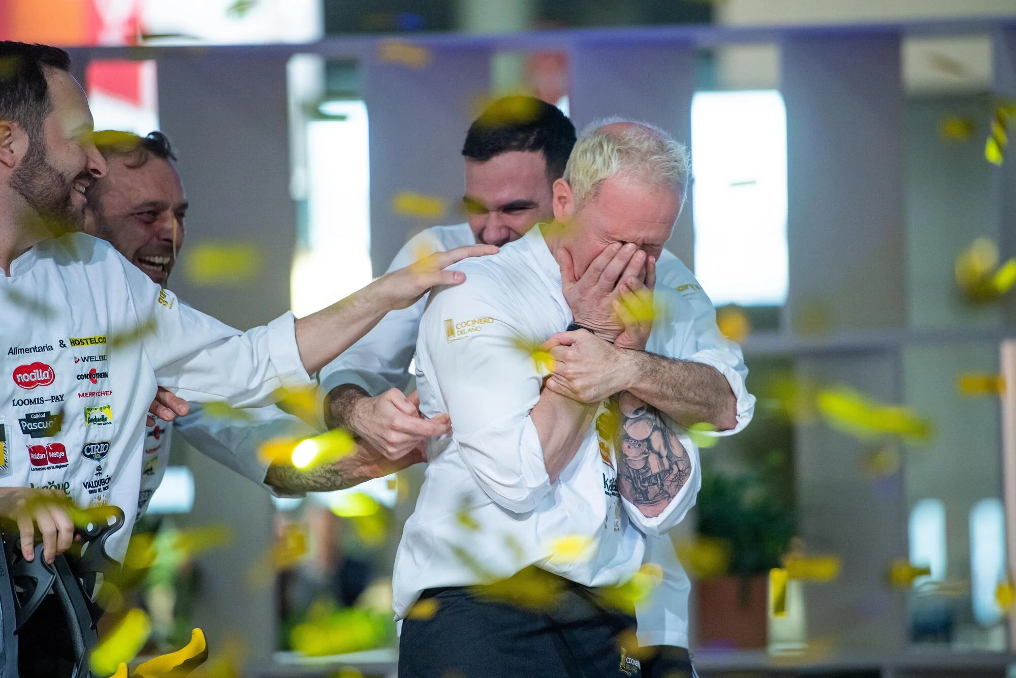 Toño Rodríguez, tras recibir el nombramiento de mejor cocinero de España en Alimentaria