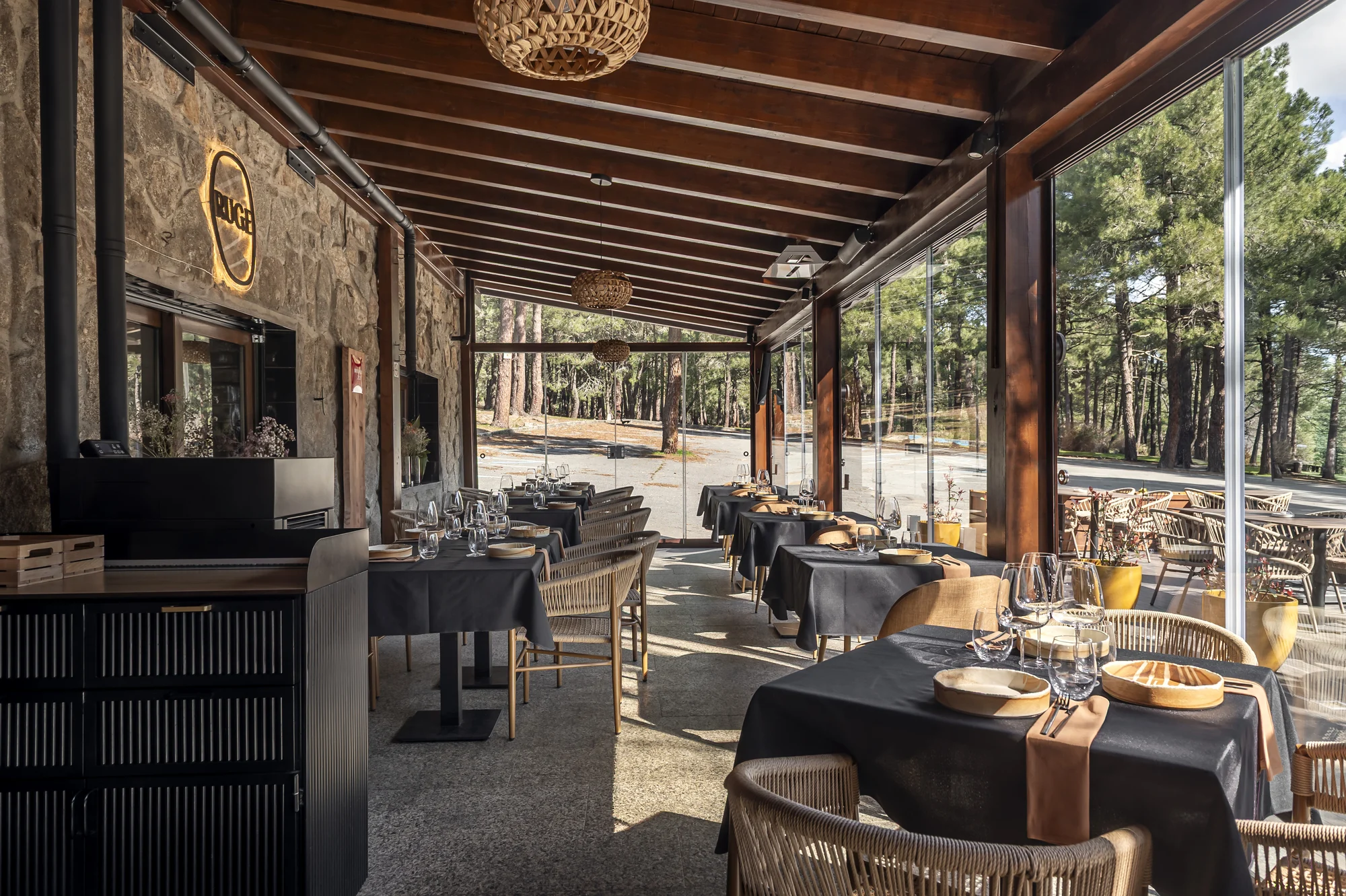 La terraza de Ruge