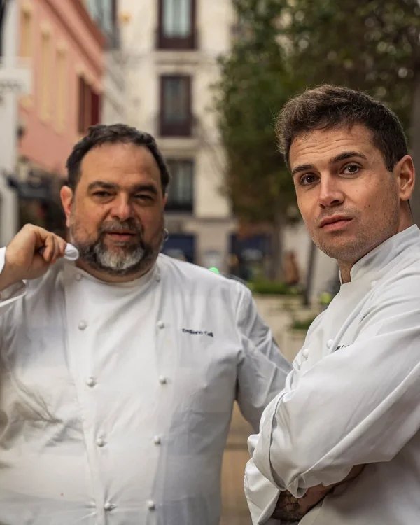 Los chefs Emiliano Celli y Javier Cobo