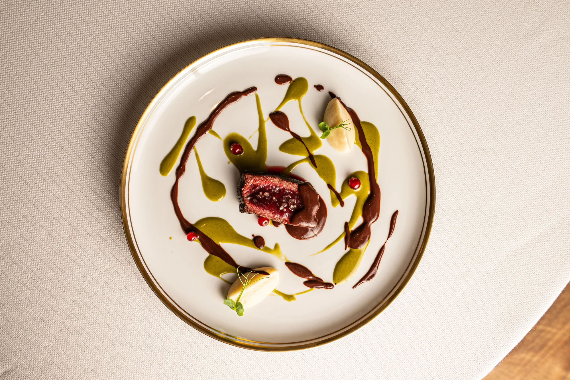 9. Lomo de corzo con salsa Grand Veneur