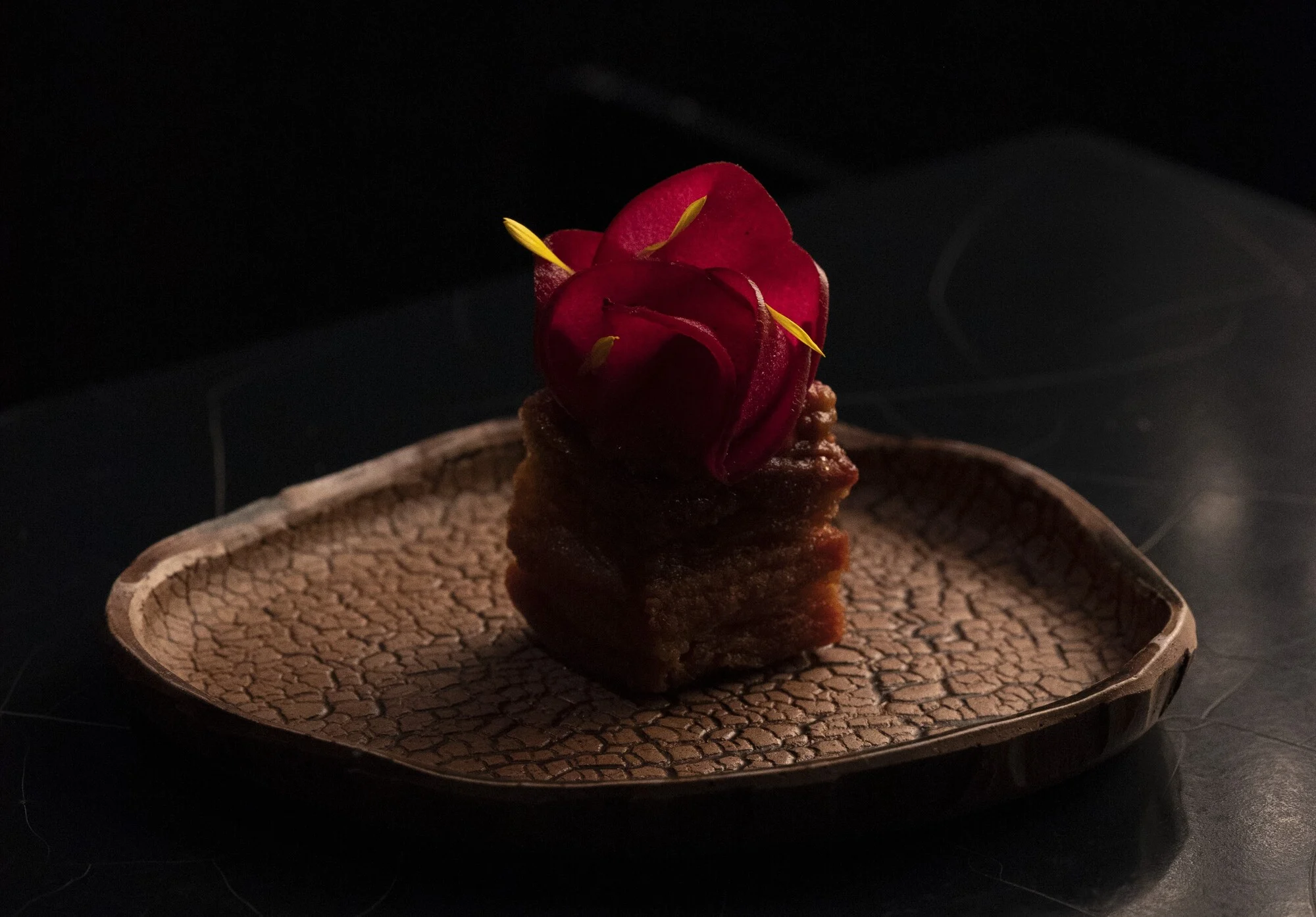 Chicharrón de panceta de cerdo en Dining Room.