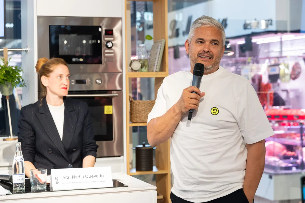El chef Nandu Jubany, en la presentación.