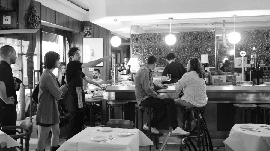 Ambiente del bar La Capa