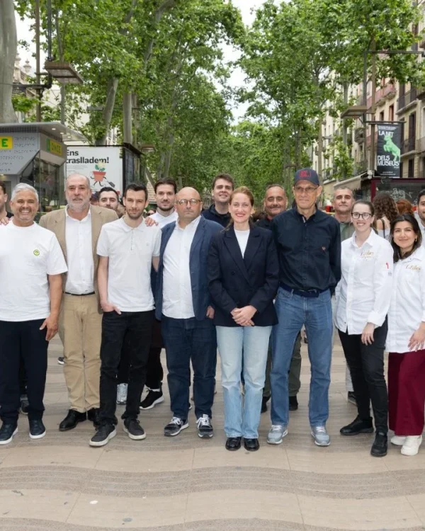 Organización y hosteleros colaboradores de Tast a la Rambla 2026, en La Rambla.